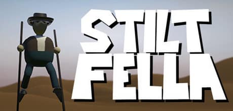 高跷男踩竹马/Stilt Fella